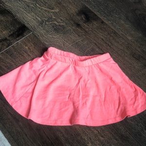 Pink toddler skort
